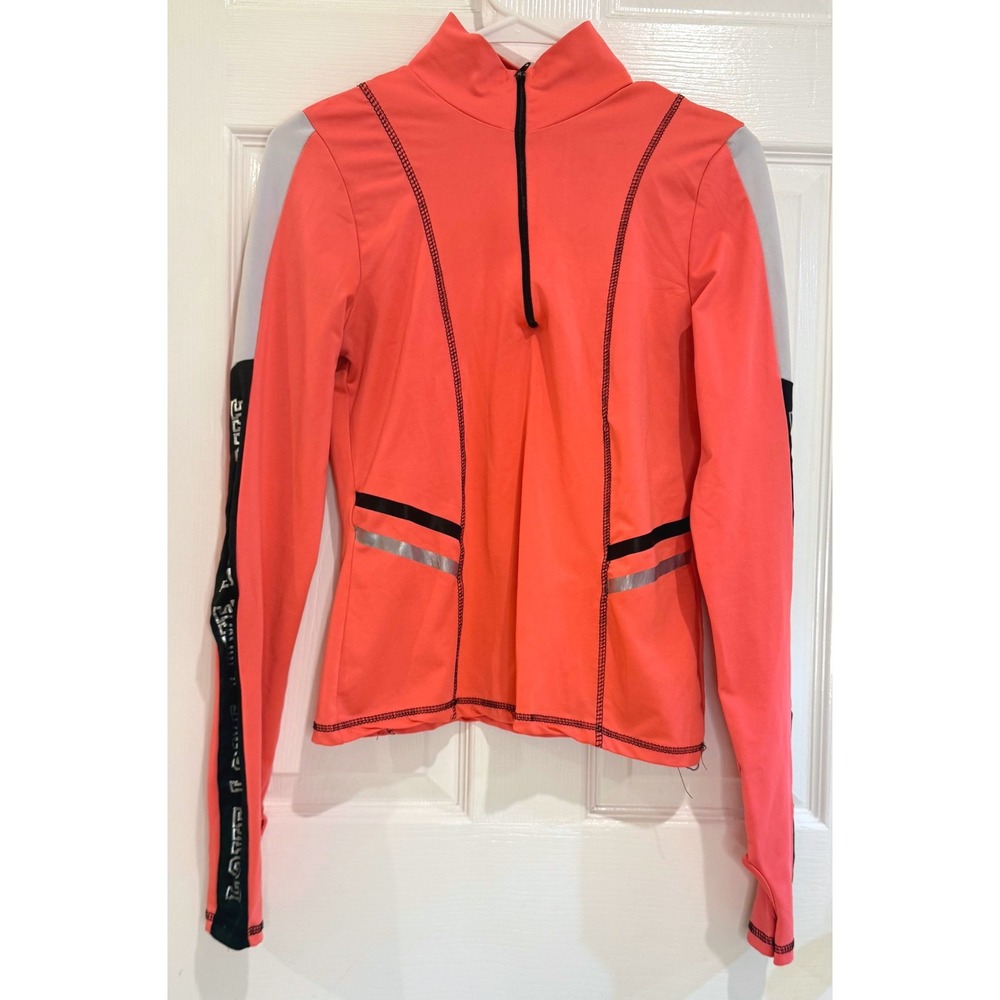 Body Instinct Activewear Jacket Running‎ Track Zip Up Athletic Coral L - Picture 3 of 6